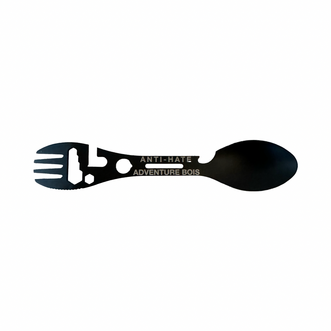 Survival fork/spoon multitool
